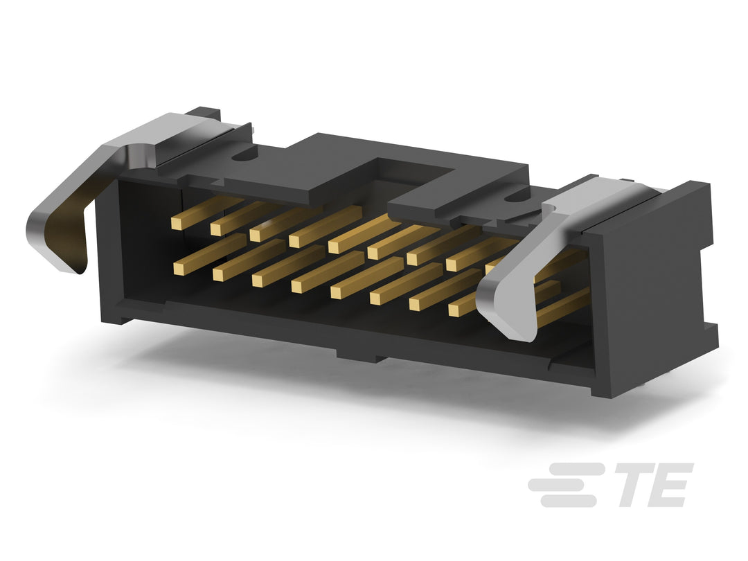 TE Connectivity Steckverbinder AMP-LATCH Flachprofil-Stiftleisten 1761609-7