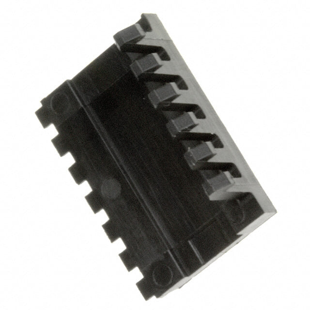 TE Connectivity Steckverbinder AMPMODU MT 102536-5, 2.54mm pitch, black thermoplastic, 14 positions, dual row connector.