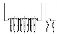 TE Connectivity Steckverbinder Flex-to-Board 1,00mm1-1734796-7