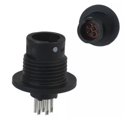 TE Connectivity Steckverbinder Rundsteckverbinder aus Kunststoff 2-1445718-0