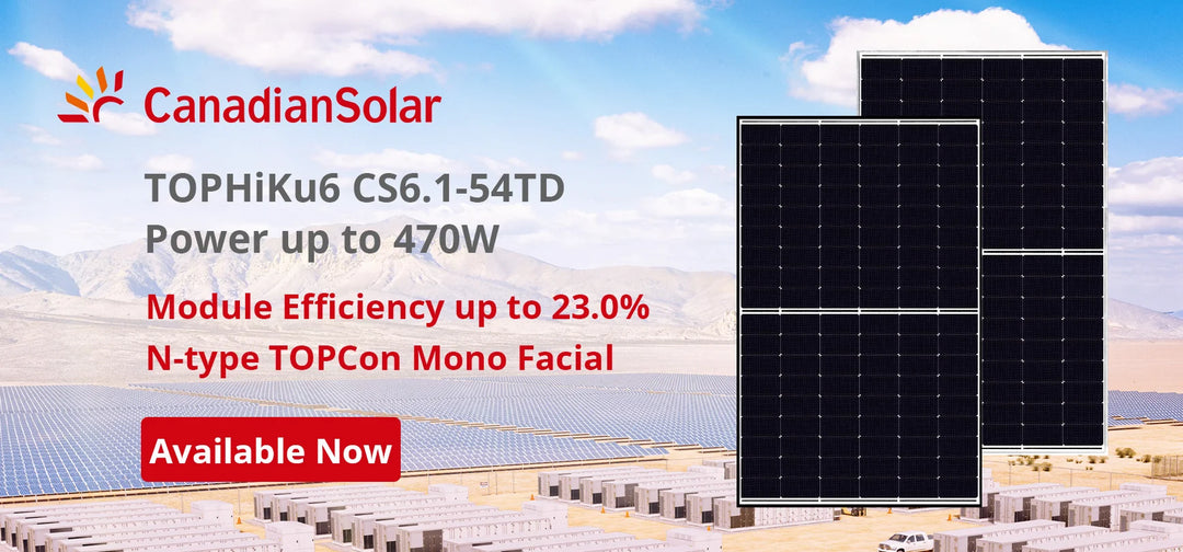 Canadian Solar Inc. - Solarmodul - TOPHiKu6 CS6.1-54TD 445-470W 455 - Art. 215778