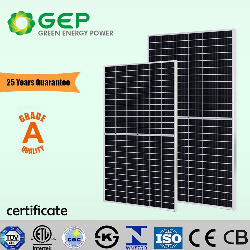 Jiangsu Green Energy Power Technology Co., Ltd. (GEP-Solar Manufacturing) - Solarmodul - TOPMAX Series 570-585W 144HC - N Type GEP-AfMc580MH - Art. 201525