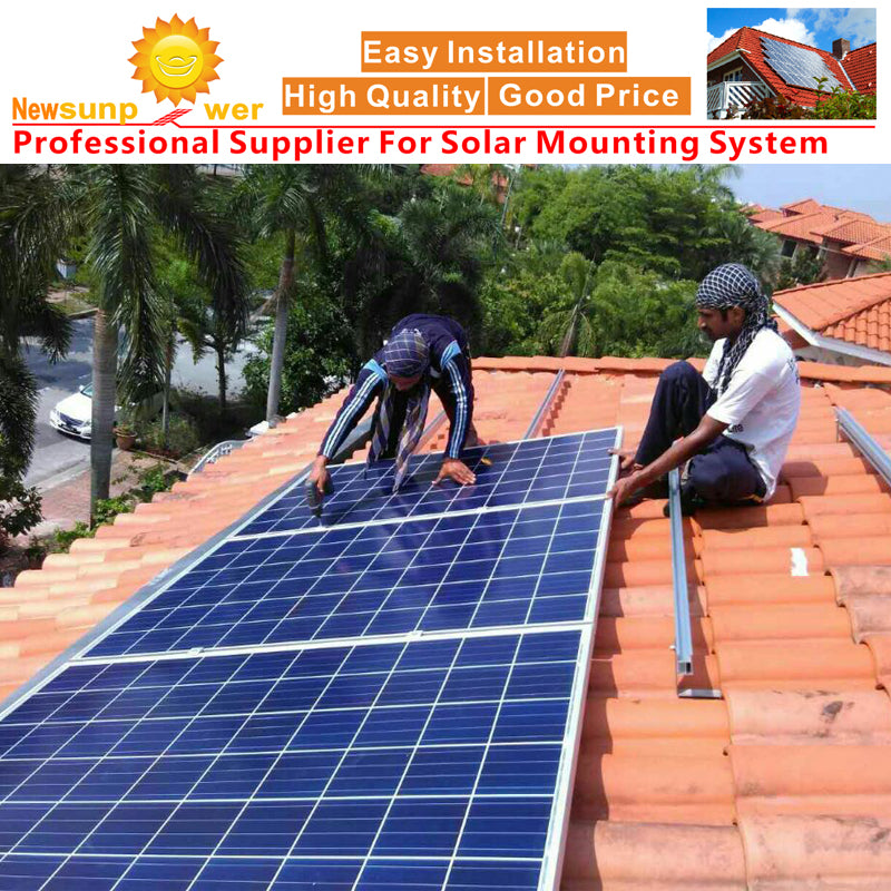 Fujian Newsunpower Energy Tech Co., Ltd. - Montagesysteme - Tile Roof Mounting System Tin Tile Roof - Art. 1625