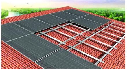 Xiamen EDRI Technology Co., Ltd. - Montagesysteme - Tile Roof Mounting System Tile Roof Mounting System - Art. 5997