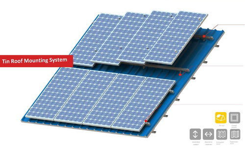 Xiamen Fasten Solar Technology Co.,Ltd. - Montagesysteme - Tin Roof Mounting System Tin Roof Mounting System - Art. 6002