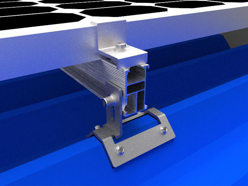 Xiamen Jinmega Solar Technology Co., Ltd - Montagesysteme - Trapezoidal Metal Roof Mount M-MRH-T-Series - Art. 10346