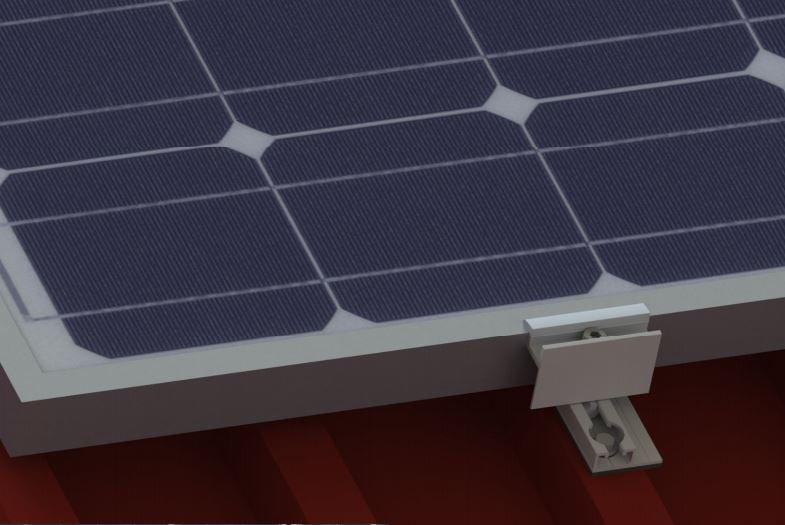 Profiness GmbH - Montagesysteme - Trapezoidal Metal Sheet Short Rail System Trapezoidal Metal Sheet Short Rail System - Art. 7307