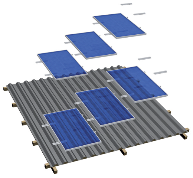 S:FLEX GmbH - Montagesysteme - Trapezoidal and Corrugated Sheet Roofs Trapezoidal and Corrugated Sheet Roofs - Art. 6458