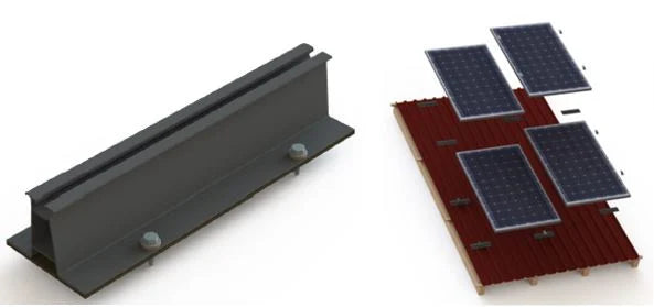 Profiness GmbH - Montagesysteme - Trapezoidal metal sheet roof mounting system high PROFINESS trapezoidal metal sheet roof mounting system high - Art. 7176