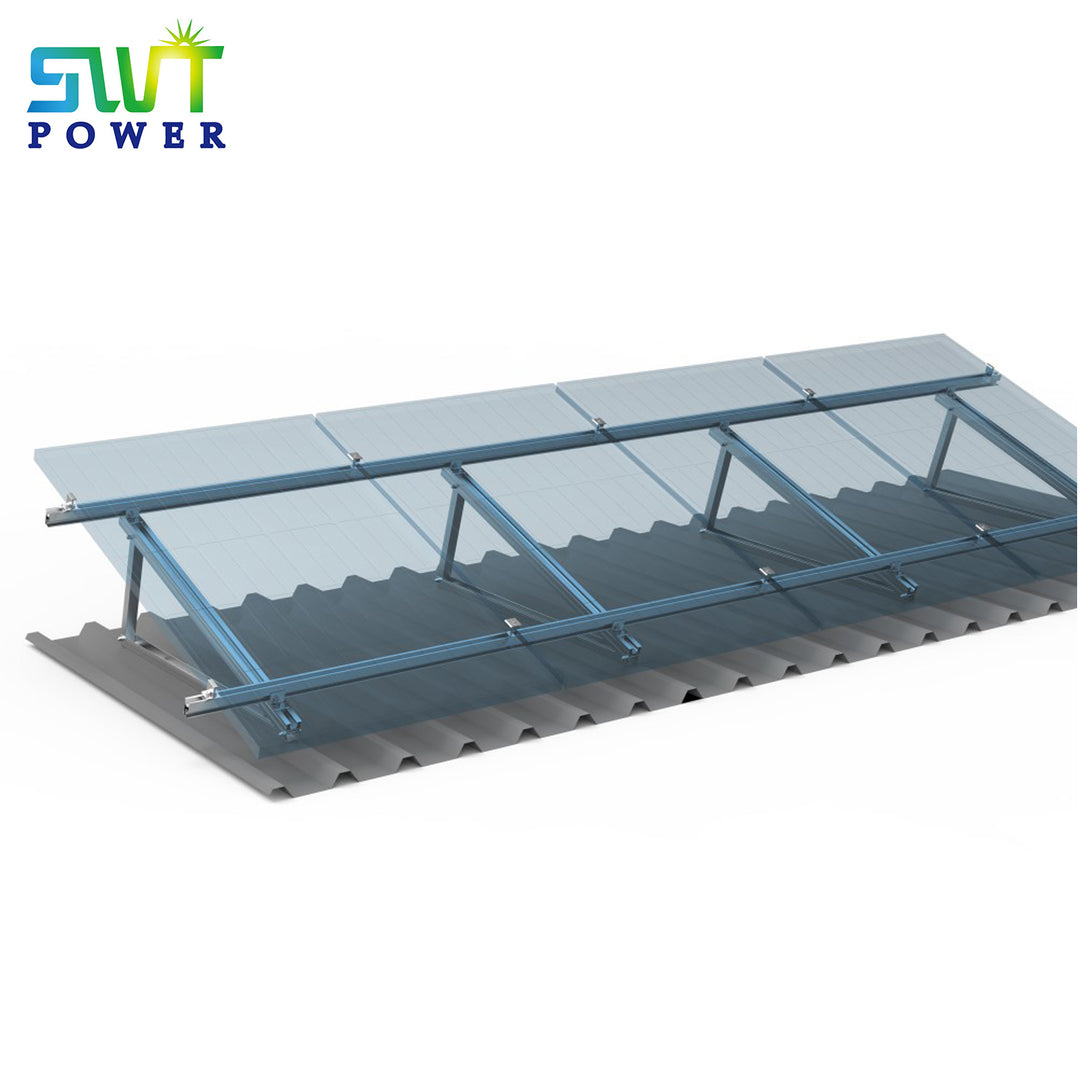 Xiamen Sweet Power Tech Co., Ltd. - Montagesysteme - Triangle Mounting Bracket System Triangle Tapping Into Tin roof - Art. 8445