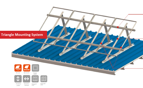 Xiamen Fasten Solar Technology Co.,Ltd. - Montagesysteme - Triangle Mounting System Triangle Mounting System - Art. 6005