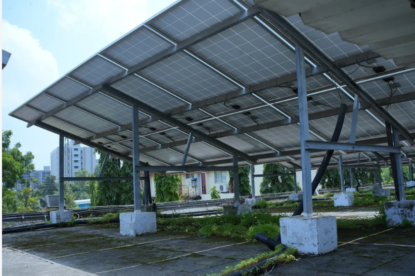Indmark Renewable Energy Private Limited - Montagesysteme - Two Pole Solar Mounting Structure Two Pole Solar Mounting Structure - Art. 10757