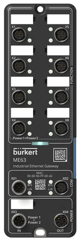 Burkert Type ME63Industrial Ethernet gateway