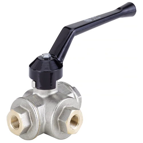 Burkert Type TKU0033/2 way T-bore ball Ventil