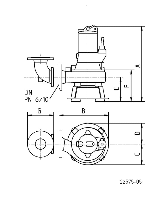 JUNG PUMPEN MultiFree-Pumpe 25/4 BW1 - Art. JP09456