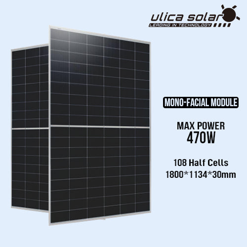 Ningbo Ulica Solar Co., Ltd. - Solarmodul - UL-465~475M-108CHVN N-Type Monofacial Module UL-475M-108HVN - Art. 153763
