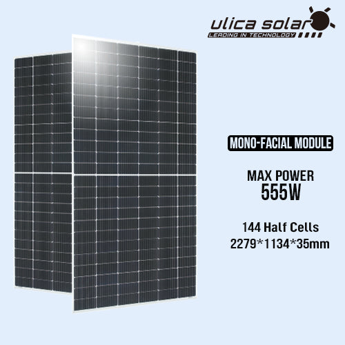 Sustainergy Solar - Solarmodul - Ulica Solar
                                                        UL-545-555M-144HV Mono Half-cut Module UL-550M-144HV - Art. 220205