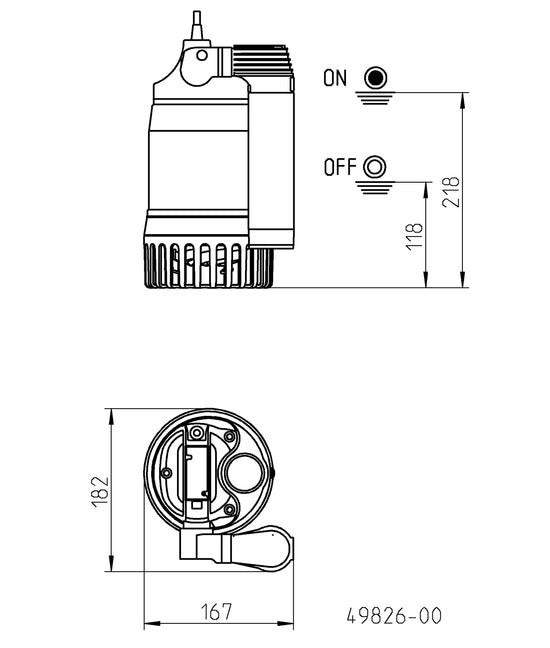 JUNG PUMPEN MultiDrain-Pumpe UV 3 SF - 10 Meter - Art. JP50313