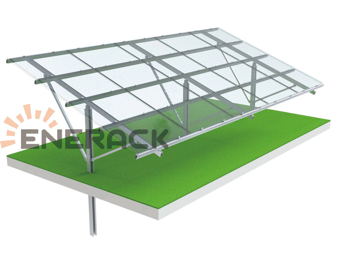 Xiamen Enerack Technology Co., Ltd. - Montagesysteme - U Pile Ground Mounting System U Pile Ground Mounting System - Art. 6560