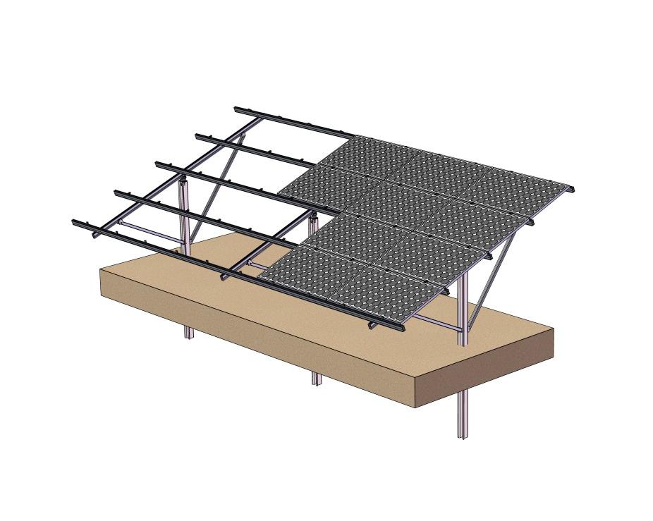 Xiamen Powerack Solar Technology Co., Ltd. - Montagesysteme - U pile ground solar mounting system U pile ground solar mounting system - Art. 9214