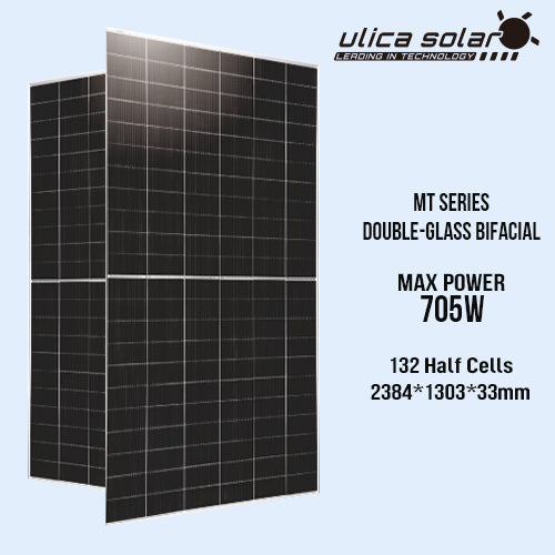 Ulica Solar Solarmodul N-Type TOPCon Bifacial Module UL-700M-132DGN