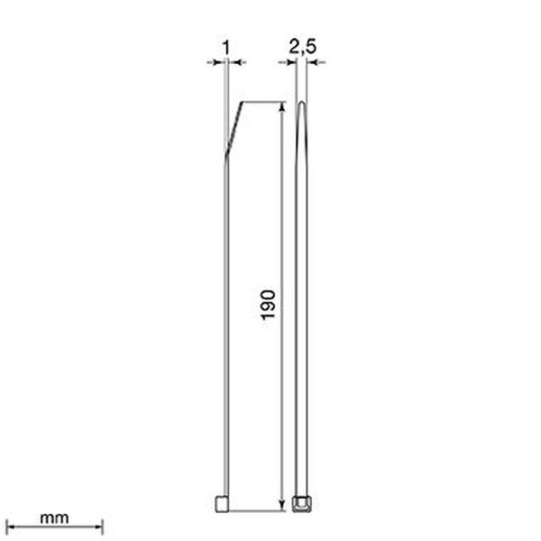 Unex Kabelbinder schwarz 2,5x190mm U61X Außeninstallation