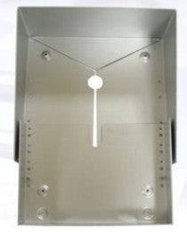Urmet Aluminium Aufputzgehäuse für Außenrufeinheit „925-compact“ für 4 bis 10 Tasten in zwei Reihen -Art. 725/721