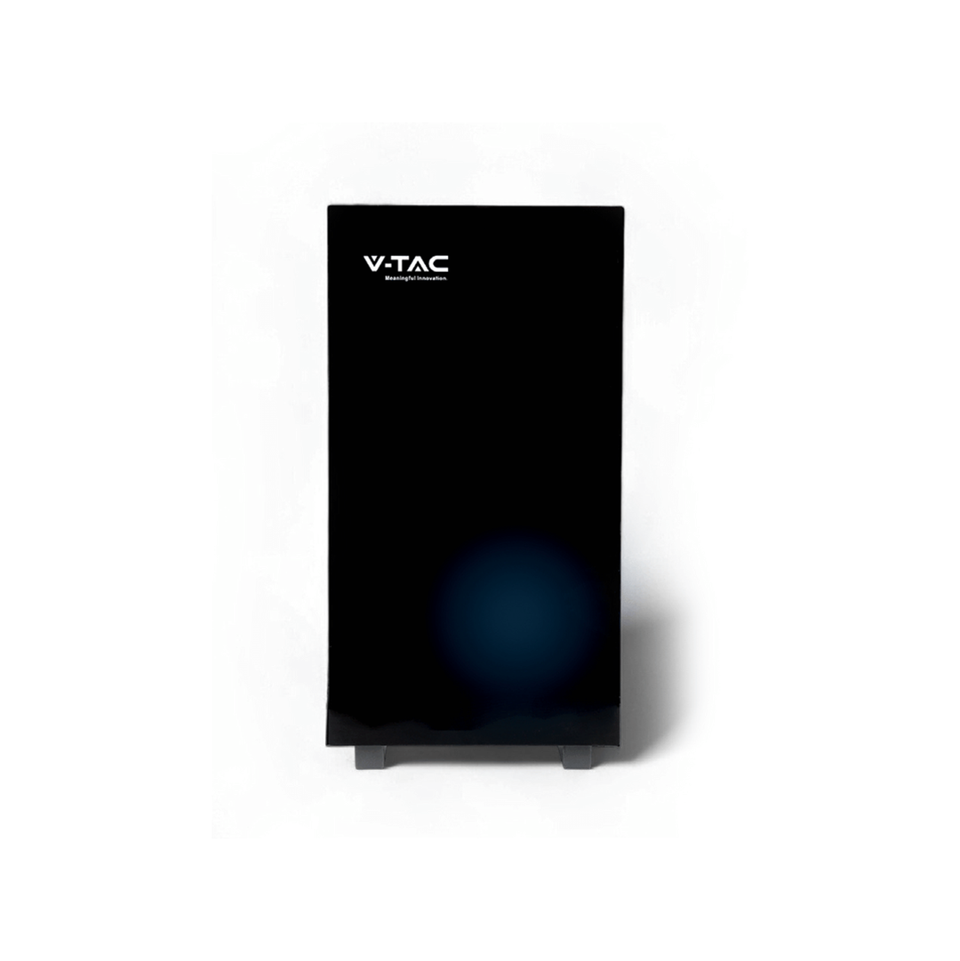 V-TAC Energiespeicher Lithium-Ionen-Akku 5.12, Schwarz