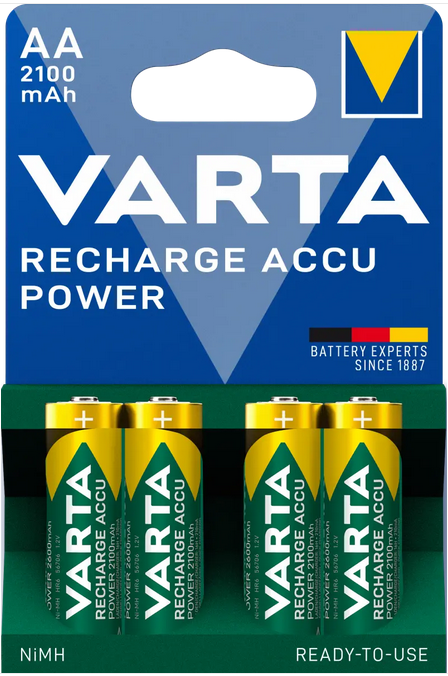 VARTA NiMH-Longlife Akku 56706 4er-Blister – Zuverlässige, wiederaufladbare Akkus für dauerhafte Leistung