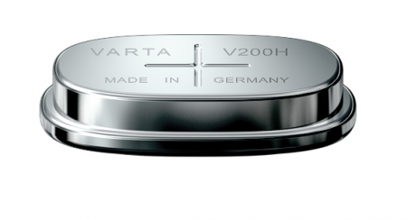 VARTA NiMH Akku 1,2V 200mAh – H7,4 x Ø25,6 mm, Wiederaufladbare Qualitätsbatterie