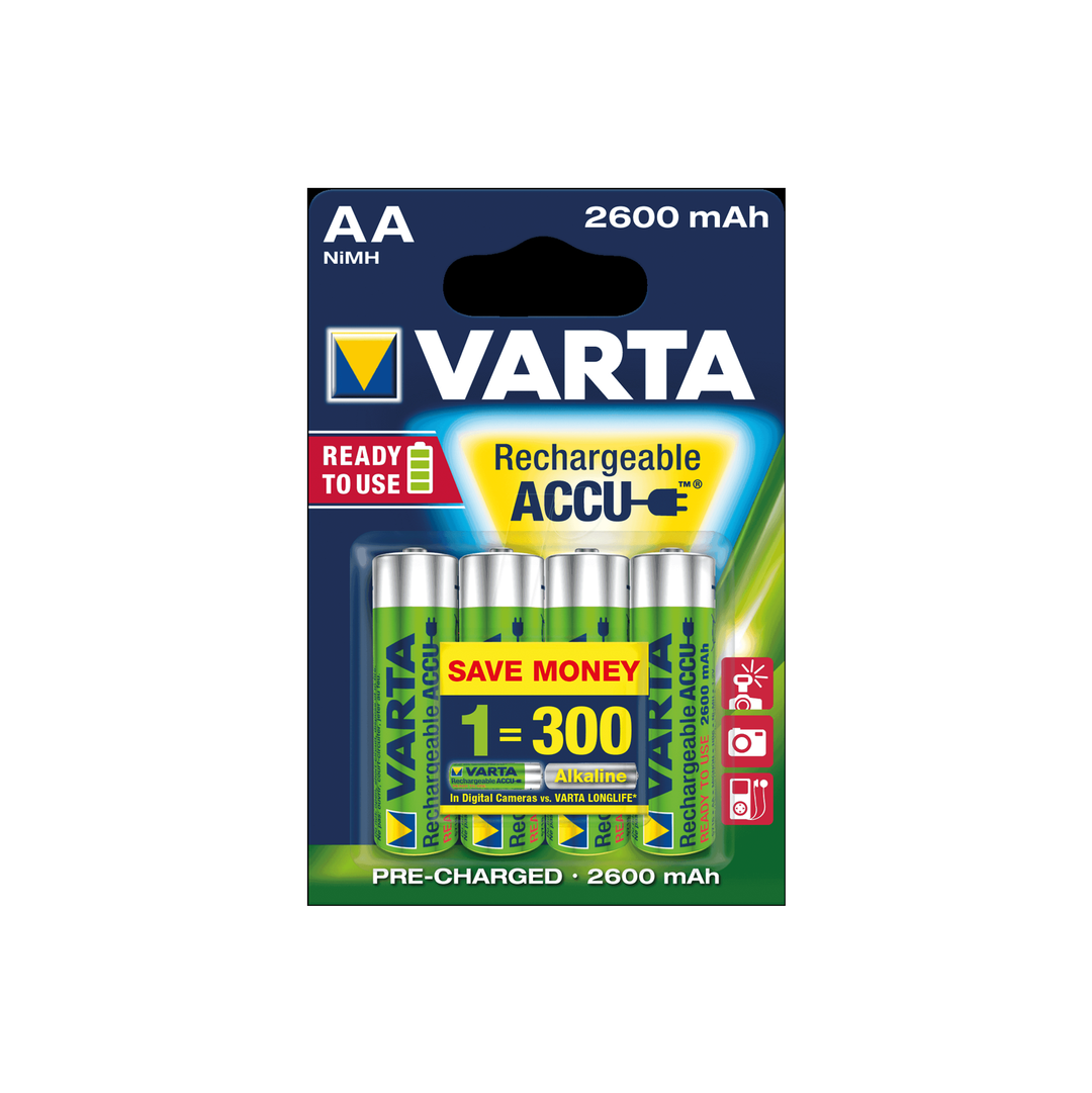VARTA NiMH Professional Akku 5716 4er-Blister – Maximale Leistung für Ihre Geräte