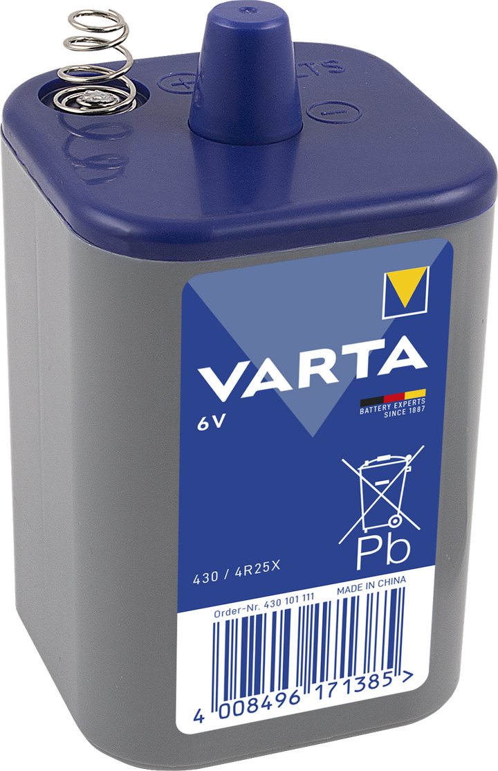 Varta Longlife Zink-Kohle Batterie 430 / 4R25 6V