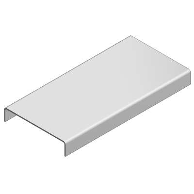 VDV-Kabelkorb mit verzinkter Abdeckung, B = 50 L = 3000 mm -Art. VDV-760300503000