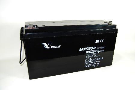 VISION Bleiakku 6FM150DX mit 12V und 150Ah