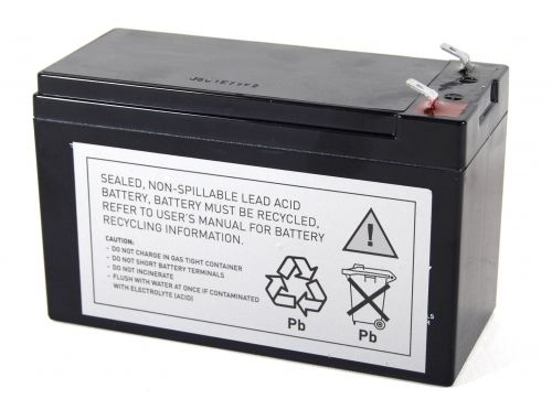 VISION RBC2 Ersatzakku für APC USV – kompakter 12 V AGM-Bleiakku