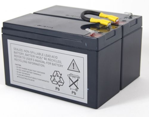 VISION RBC5 Ersatzakku für APC USV – Kompakter 12 V AGM-Akku