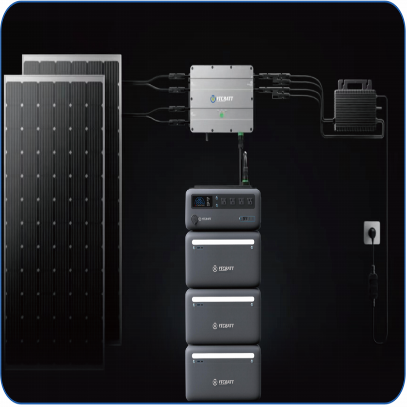 VTC Power Co., Ltd - Speicher - VTC2500A/VTC3000A 3.1Kwh Balcony Solar ESS VTC2500A/VTC3000A - Art. 31272