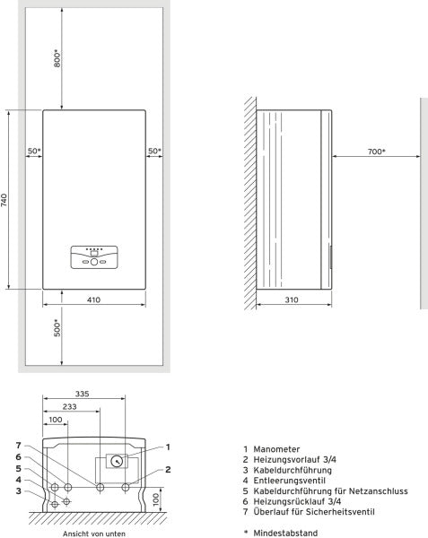 Vaillant Elektroheizgerät VA eloBLOCK VE 6