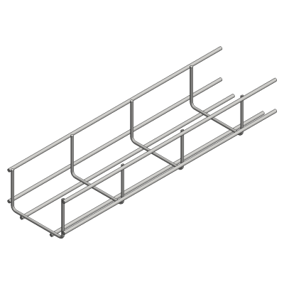 Van der Valk Galv cable basket w=100 h=60 L=3000mm -Art. VDV-76010100603000