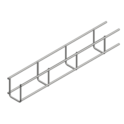 Van der Valk Kabelkorb aus Zink-Alu B=50 H=60 L=3000mm