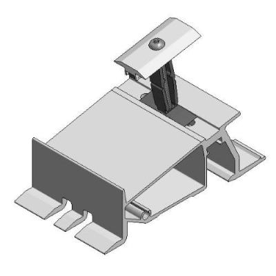 Van der Valk Montagesysteme  Alu-Vorderfuß ValkPro+L10-Plattenträger