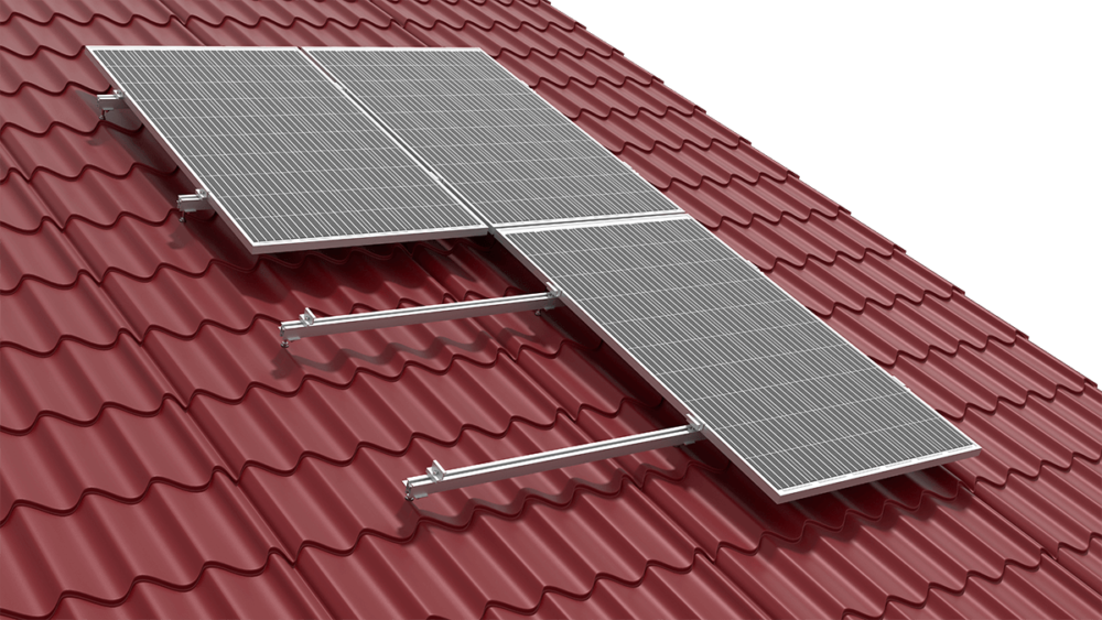 Energy5 Sp. z o.o. - Montagesysteme - Vertical Mounting for Pitched Roof M10-DS,B,1V - Art. 8938