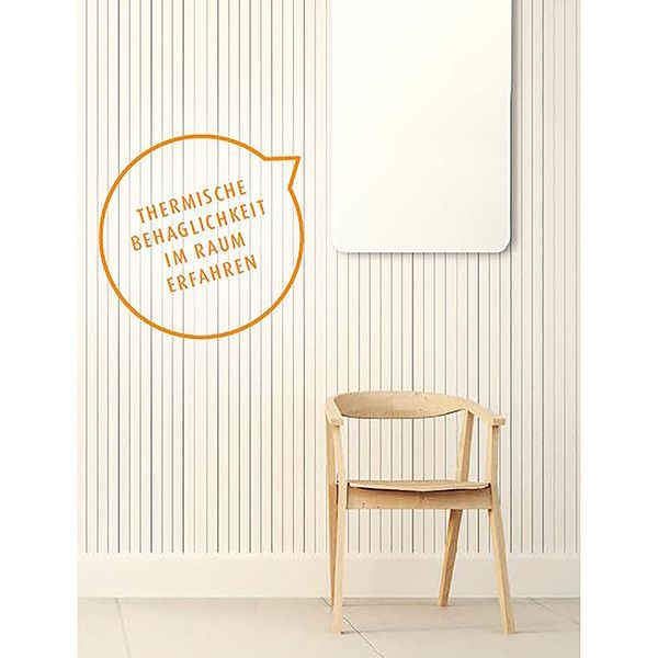 Vitramo Wand- Infrarotheizung 600x600x28mm 400W weiß