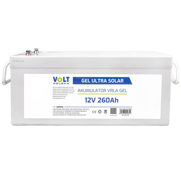 Volt Polska Batteriemodul AKUMULATOR GEL VPRO PREMIUM 12V 260 Ah - Art. 38784