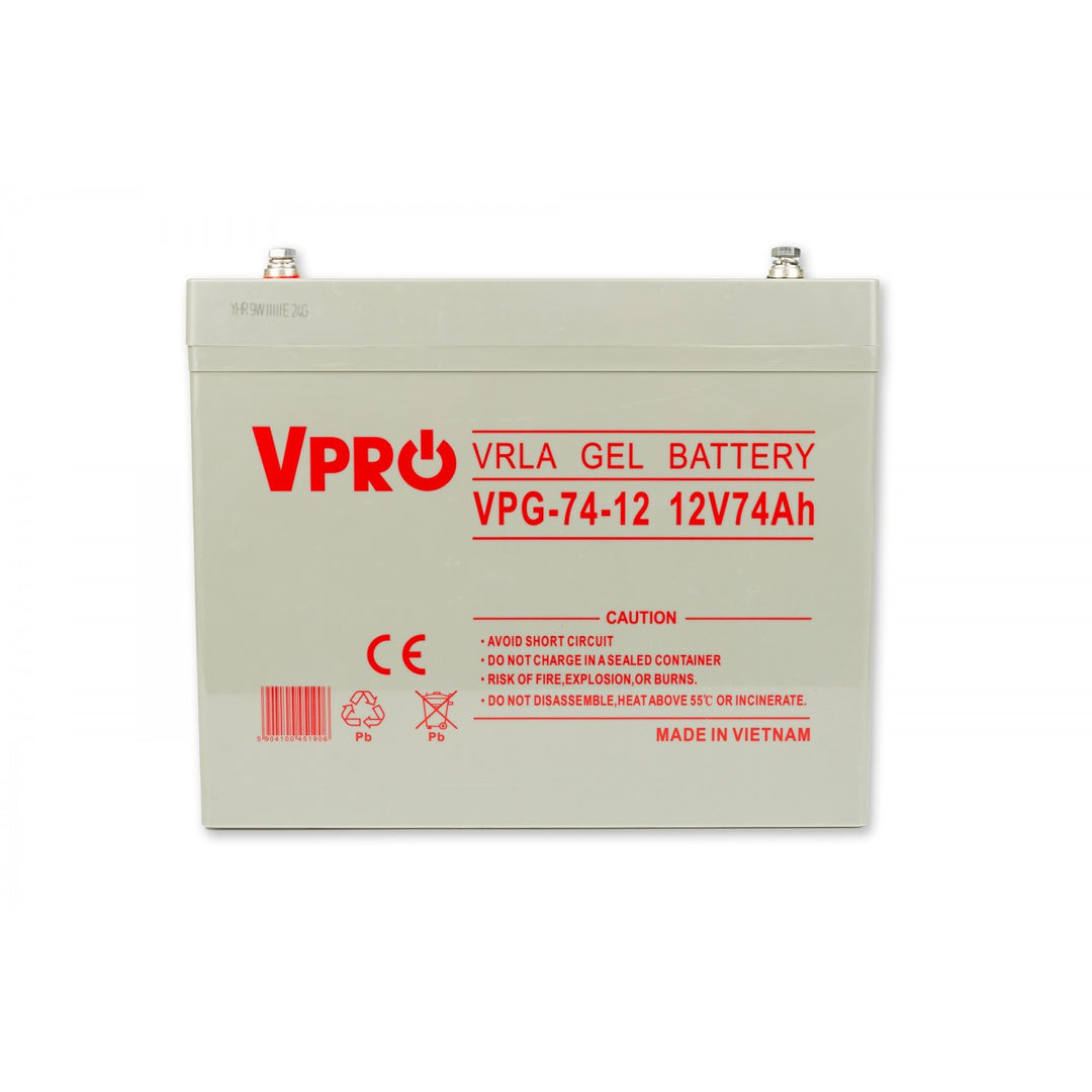 Volt Polska Batteriemodul AKUMULATOR GEL VPRO PREMIUM 12V 74 - Art. 38779