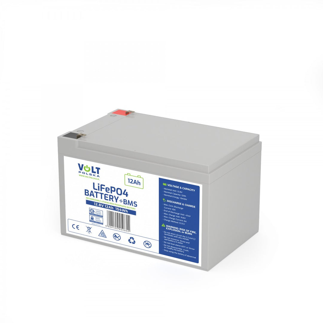 Volt Polska Batteriemodul LiFePO4 12.8V 12 Ah - Art. 38785