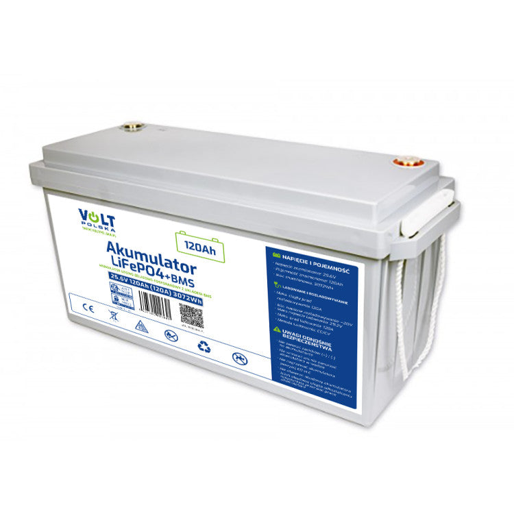 Volt Polska Batteriemodul LiFePO4 25.6V 120Ah - Art. 38788