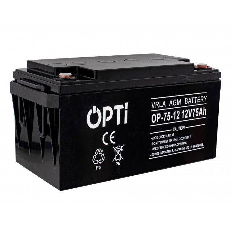 Volt Polska Speicher AKUMULATOR AGM OPTI 12V 75 Ah VRLA - Art. 38776
