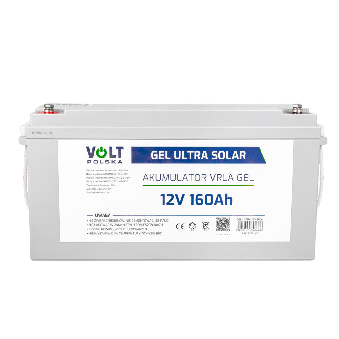 Volt Polska Speicher AKUMULATOR GEL VPRO PREMIUM 12V 160 Ah - Art. 38782