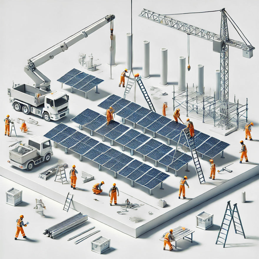 Installation of a Solaranlage